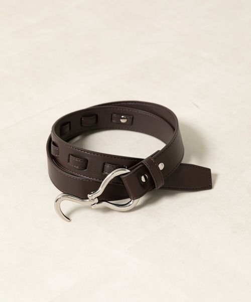 COLONY 2139（コロニートゥーワンスリーナイン）の「フックベルト（ベルト・メンズ・ブラウン/ブラック・FREE）」の6枚目の写真