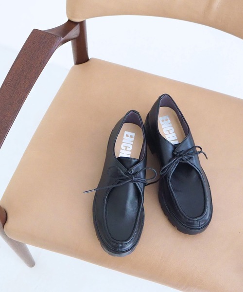 enchanted(エンチャンテッド)の「晴雨兼用プラットフォームチロリアンシューズ(ドレスシューズ・レディース・ブラック・24/23.5/22.5/23/24.5)」の15枚目の写真