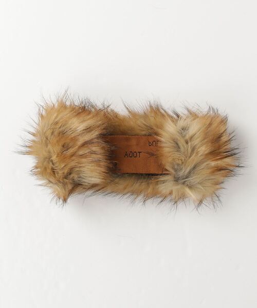 TOGA(トーガ)の「FUR HEADBAND(ヘアバンド・レディース・ブラウン/ブラック・ONE SIZE)」の4枚目の写真