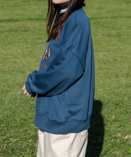 kutir（クティール）の「アソート裏毛スウェットプルオーバー（スウェット・レディース・杢グレー/ボルドー/スモークグレー/グレー系その他/チャコールグレー/レッド系その他/ネイビー系/ネイビー・FREE）」の20枚目の写真