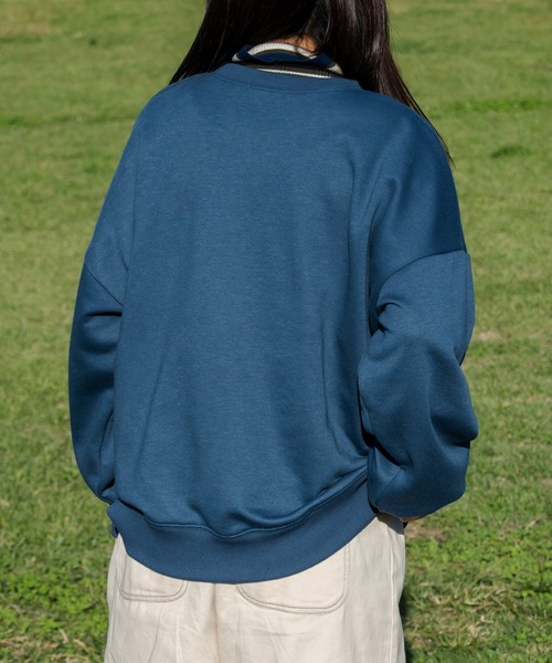 kutir（クティール）の「アソート裏毛スウェットプルオーバー（スウェット・レディース・杢グレー/ボルドー/スモークグレー/グレー系その他/チャコールグレー/レッド系その他/ネイビー系/ネイビー・FREE）」の13枚目の写真