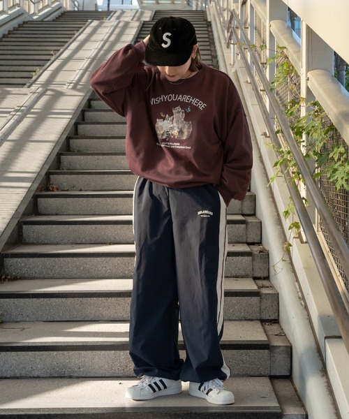 kutir（クティール）の「アソート裏毛スウェットプルオーバー（スウェット・レディース・杢グレー/ボルドー/スモークグレー/グレー系その他/チャコールグレー/レッド系その他/ネイビー系/ネイビー・FREE）」の17枚目の写真