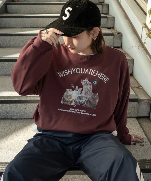 kutir（クティール）の「アソート裏毛スウェットプルオーバー（スウェット・レディース・杢グレー/ボルドー/スモークグレー/グレー系その他/チャコールグレー/レッド系その他/ネイビー系/ネイビー・FREE）」の14枚目の写真