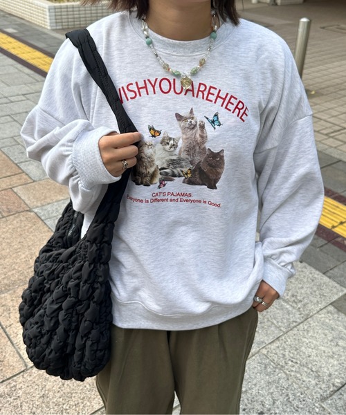 kutir（クティール）の「アソート裏毛スウェットプルオーバー（スウェット・レディース・杢グレー/ボルドー/スモークグレー/グレー系その他/チャコールグレー/レッド系その他/ネイビー系/ネイビー・FREE）」の18枚目の写真