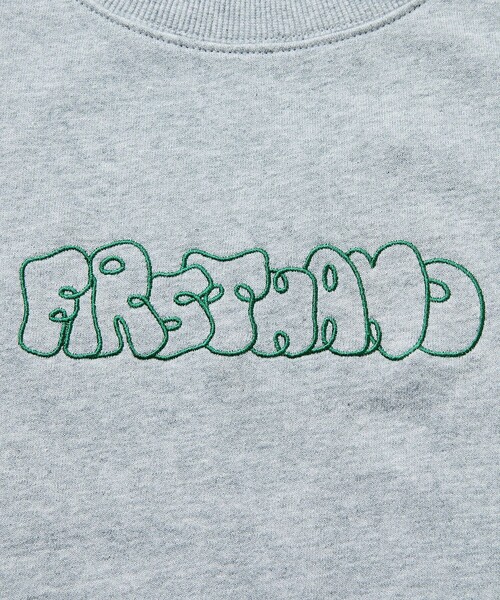 Firsthand（ファーストハンド）の「Firsthand/ファーストハンド Firsthand CREWNECK LOGO SWEAT / ロゴ刺繍 クルーネックスウェット（スウェット・メンズ・グレー/ネイビー/ブラック・M/L）」の5枚目の写真
