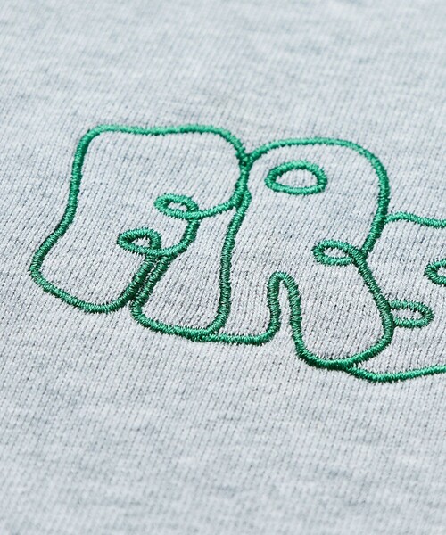 Firsthand（ファーストハンド）の「Firsthand/ファーストハンド Firsthand CREWNECK LOGO SWEAT / ロゴ刺繍 クルーネックスウェット（スウェット・メンズ・グレー/ネイビー/ブラック・M/L）」の6枚目の写真