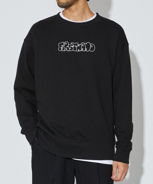 Firsthand（ファーストハンド）の「Firsthand/ファーストハンド Firsthand CREWNECK LOGO SWEAT / ロゴ刺繍 クルーネックスウェット（スウェット・メンズ・グレー/ネイビー/ブラック・M/L）」の19枚目の写真