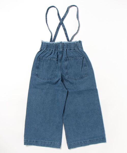 MPS(エムピーエス)の「【MPS】サス付きワイドフリンジデニム(デニムパンツ・キッズ・ブラック/ダークインディゴブルー・130/120/140/150)」の3枚目の写真