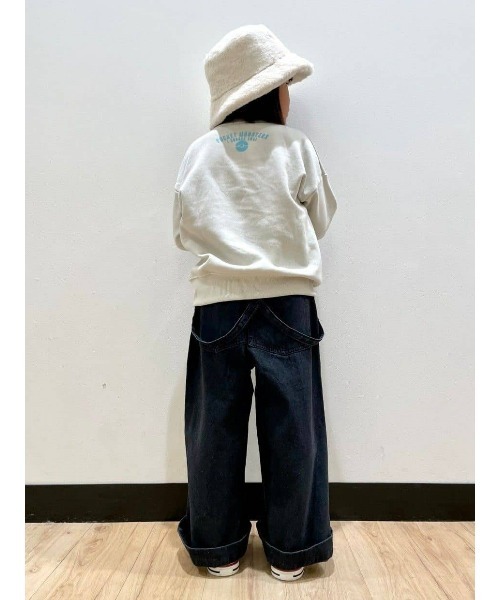MPS(エムピーエス)の「【MPS】サス付きワイドフリンジデニム(デニムパンツ・キッズ・ブラック/ダークインディゴブルー・130/120/140/150)」の20枚目の写真