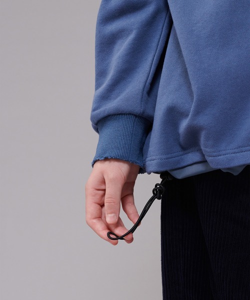 ONCILY(オンシェリー)の「NYLON POCKET SWEAT / ナイロンポケットスウェット(スウェット・メンズ・チャコールグレー/ブルー・MEDIUM/LARGE)」の13枚目の写真