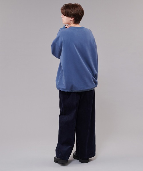 ONCILY(オンシェリー)の「NYLON POCKET SWEAT / ナイロンポケットスウェット(スウェット・メンズ・チャコールグレー/ブルー・MEDIUM/LARGE)」の12枚目の写真