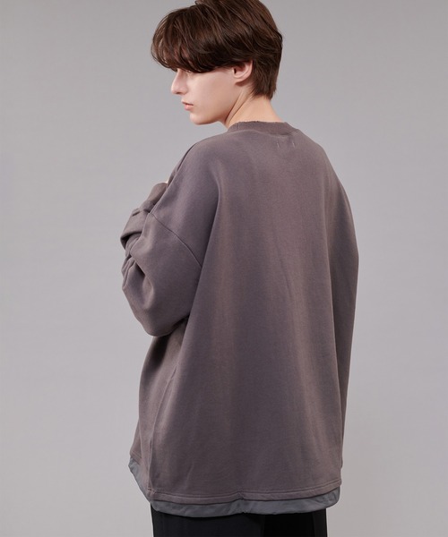 ONCILY(オンシェリー)の「NYLON POCKET SWEAT / ナイロンポケットスウェット(スウェット・メンズ・チャコールグレー/ブルー・MEDIUM/LARGE)」の19枚目の写真