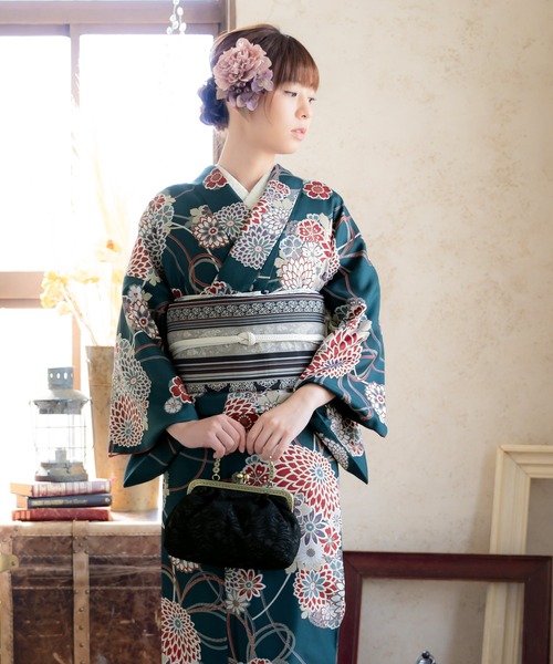 新品 オリジナルレース振袖 (9点)フルセット 成人式 新品 オリジナル