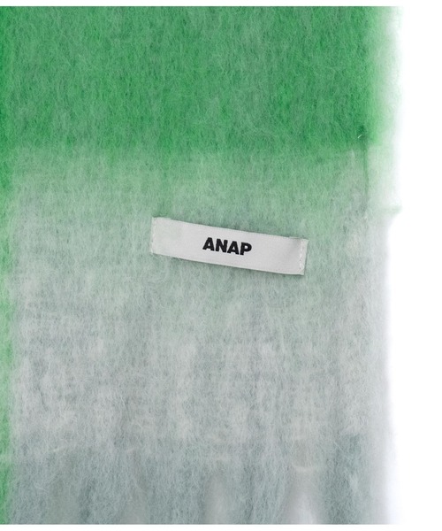 ANAP（アナップ）の「フリンジ大判ストール（ストール/ショール・レディース・ベージュ系その他/グリーン/ピンク/レッド・FREE）」の16枚目の写真