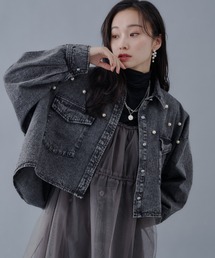 パールデニムジャケット