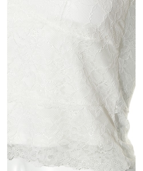 SNIDEL（スナイデル）の「レースカップインナーキャミ（キャミソール・レディース・ホワイト/ブラック/ピンクベージュ・FREE）」の9枚目の写真