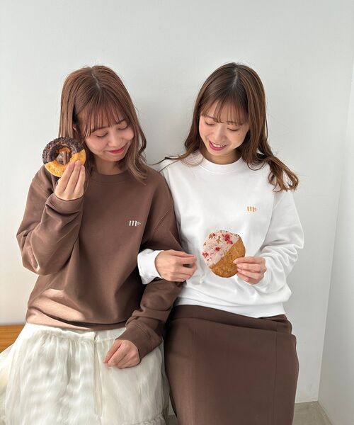 MAJESTIC LEGON(マジェスティックレゴン)の「トゥイーティー スウェット(スウェット・レディース・オフホワイト/ブラウン・MEDIUM)」の12枚目の写真