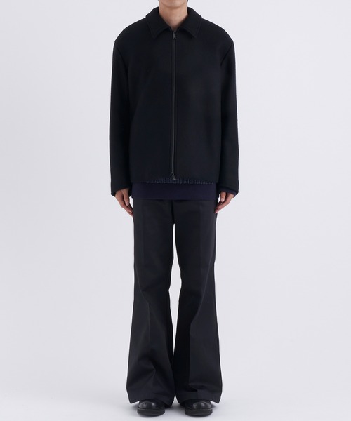 STUDIOUS(ステュディオス)の「Cashmere wool ジップブルゾン(ブルゾン・メンズ・ブラック/オリーブ・1/2/3)」の4枚目の写真