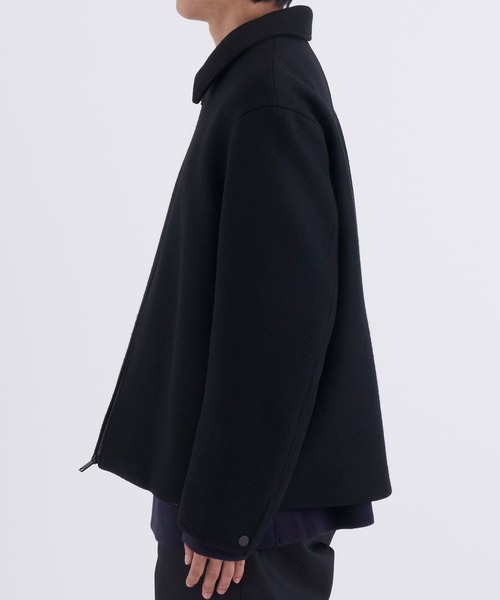STUDIOUS(ステュディオス)の「Cashmere wool ジップブルゾン(ブルゾン・メンズ・ブラック/オリーブ・1/2/3)」の6枚目の写真