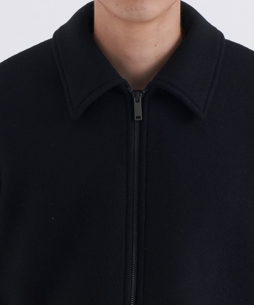 STUDIOUS(ステュディオス)の「Cashmere wool ジップブルゾン(ブルゾン・メンズ・ブラック/オリーブ・1/2/3)」の8枚目の写真