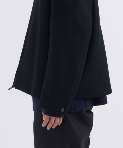 STUDIOUS(ステュディオス)の「Cashmere wool ジップブルゾン(ブルゾン・メンズ・ブラック/オリーブ・1/2/3)」の10枚目の写真