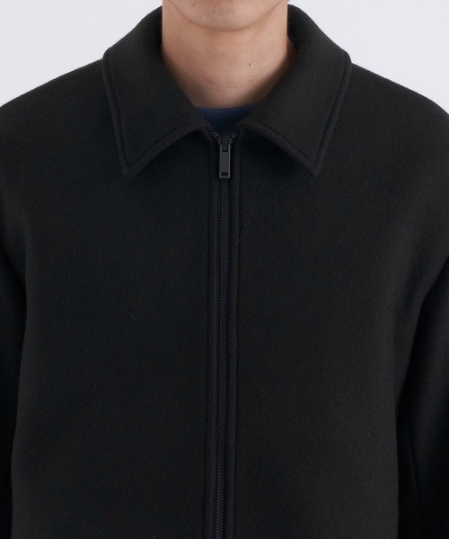 STUDIOUS(ステュディオス)の「Cashmere wool ジップブルゾン(ブルゾン・メンズ・ブラック/オリーブ・1/2/3)」の20枚目の写真
