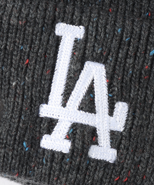 NEW ERA（ニューエラ）の「【NEW ERA / ニューエラ】別注 LA ネップ ポンポンニットキャップ（ニットキャップ/ビーニー・メンズ・アイボリー/ブラックミックス・FREE）」の9枚目の写真