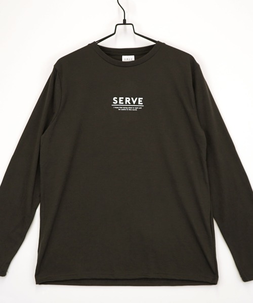 Burner(バーナー)の「【GROOVY STORE】ロゴプリント ロングスリーブTシャツ(Tシャツ/カットソー・メンズ・ブラック系その他4/ホワイト系その他2/ホワイト系その他4/ブラック/ホワイト/ライトブラック/ブラック系その他5/ホワイト系その他5/グレイッシュベージュ/ブラック系その他3/ブラック系その他2/ライトベージュ/インディゴブルー/スミクロ/ライトパープル/ミント/ラベンダー/ブルー/ブルー系その他2/ホワイト系その他3/ブラック系その他6/サックスブルー/クリアグリーン/ネイビー・M/LL/L)」の8枚目の写真