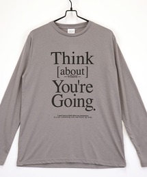 【GROOVY STORE】ロゴプリント ロングスリーブTシャツ