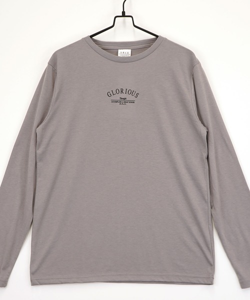 Burner(バーナー)の「【GROOVY STORE】ロゴプリント ロングスリーブTシャツ(Tシャツ/カットソー・メンズ・ブラック系その他4/ホワイト系その他2/ホワイト系その他4/ブラック/ホワイト/ライトブラック/ブラック系その他5/ホワイト系その他5/グレイッシュベージュ/ブラック系その他3/ブラック系その他2/ライトベージュ/インディゴブルー/スミクロ/ライトパープル/ミント/ラベンダー/ブルー/ブルー系その他2/ホワイト系その他3/ブラック系その他6/サックスブルー/クリアグリーン/ネイビー・M/LL/L)」の15枚目の写真