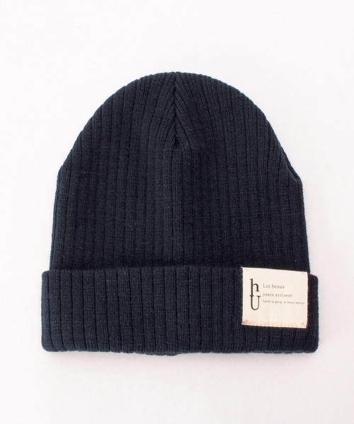 HusHusH（ハッシュアッシュ）の「タグ付きニットワッチ（ニットキャップ/ビーニー・レディース・グレー/ブルー/レッド/ブラック・00）」の4枚目の写真