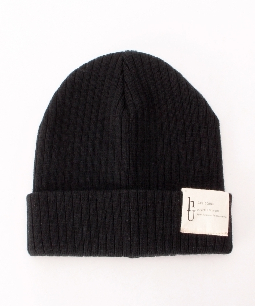 HusHusH（ハッシュアッシュ）の「タグ付きニットワッチ（ニットキャップ/ビーニー・レディース・グレー/ブルー/レッド/ブラック・00）」の2枚目の写真