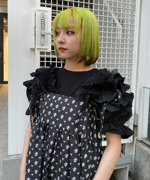 Candy Stripper(キャンディストリッパー)の「VOLUME FRILL トップス(その他トップス・レディース・ブラック/ヘザーグレー/オフホワイト・2)」の15枚目の写真