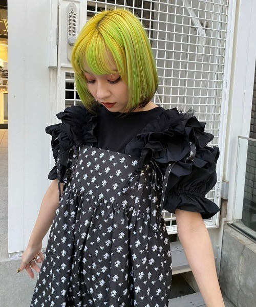 Candy Stripper(キャンディストリッパー)の「VOLUME FRILL トップス(その他トップス・レディース・ブラック/ヘザーグレー/オフホワイト・2)」の16枚目の写真