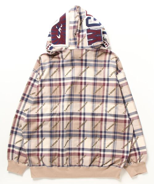 A BATHING APE ロゴジップアップパーカー チェーンロゴ A BATHING APE ロゴジップアップパーカー チェーンロゴ A