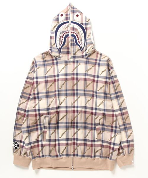 A BATHING APE ロゴジップアップパーカー チェーンロゴ AAPE BY A BATHING APE パーカー ZIP UP HOODIE メンズ