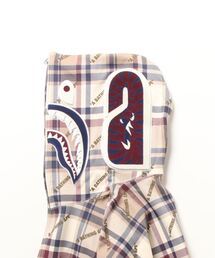 apee チェックパーカー　S A BATHING APE（アベイシングエイプ）の「BAPE CHECK SHARK FULL