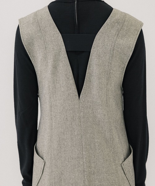 フロントジップジャンスカ（ジャンパースカート）｜PUBLIC TOKYO