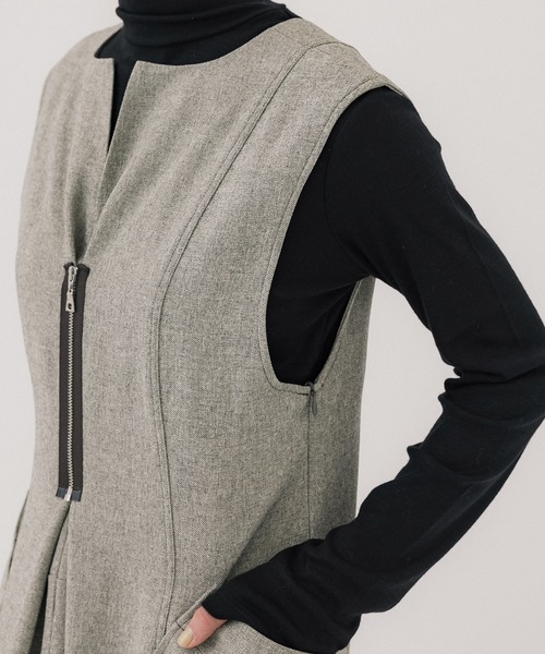 フロントジップジャンスカ（ジャンパースカート）｜PUBLIC TOKYO