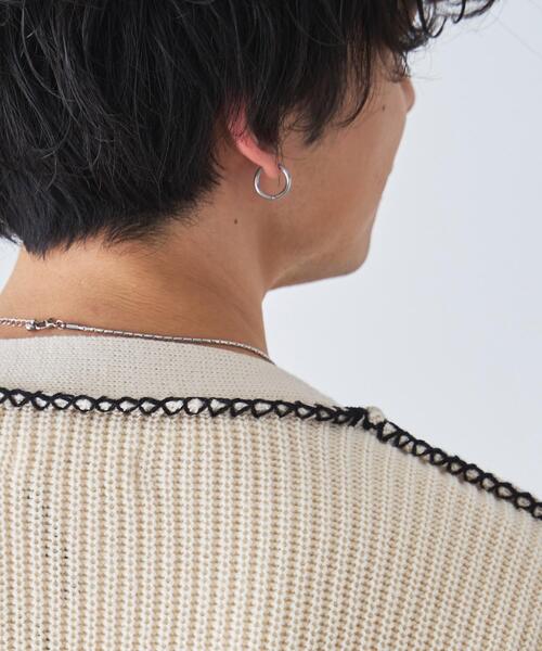 WEGO(ウィゴー)の「WEGO/ハンドステッチカーディガン(カーディガン/ボレロ・メンズ・ブラック/ホワイト/グリーン・MEDIUM/LARGE)」の21枚目の写真