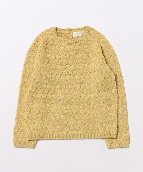 【セール】★Quincy Mae★COZY HEATHERED KNIT SWEATER | HONEY（その他ベビー用品）｜Quincy Mae（クインシーメイ）
