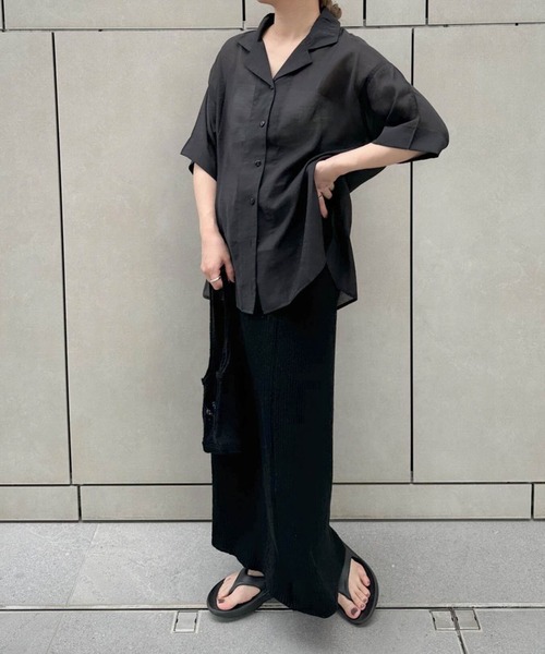 ハーフスリーブシアーワイドシャツ URBAN RESEARCH｜ハーフスリーブシアーワイドシャツ | Rakuten