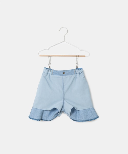 ROPE' PICNIC(ロペピクニック)の「【KIDS】デニム切り替えフレアスカート/リンクコーデ(デニムスカート・キッズ・サックスブルー・110/120/130/140/150)」の9枚目の写真