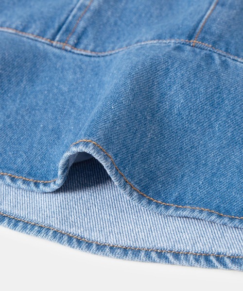 ROPE' PICNIC(ロペピクニック)の「【KIDS】デニム切り替えフレアスカート/リンクコーデ(デニムスカート・キッズ・サックスブルー・110/120/130/140/150)」の10枚目の写真