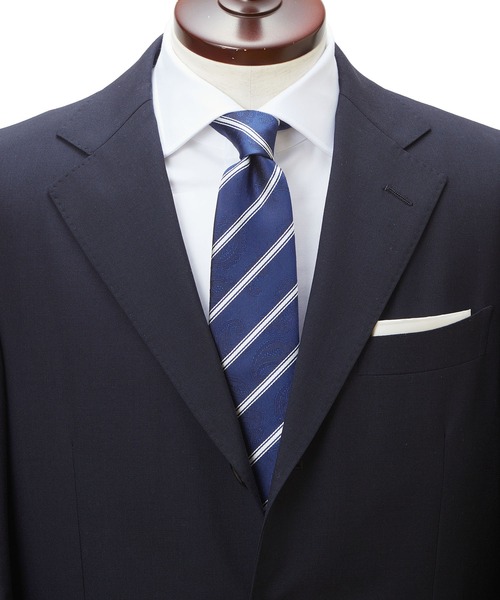 【セール】【CRICKET】クリケット ペイズリー柄地 ストライプ ネクタイ 日本製（ネクタイ）｜Cricket（クリケット）