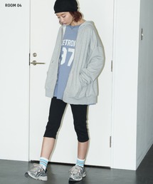 カットリブサイクルパンツ