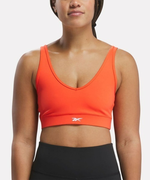 Reebok（リーボック）の「アクティブ コール ドリームブレンド ブラトップ / ACTIV COLL DREAMBLEND BRA（スポーツブラ・レディース・ブラック/オレンジ/ブラウン・SMALL/X-SMALL/XX-LARGE/X-LARGE/LARGE/MEDIUM）」の3枚目の写真