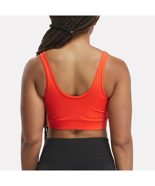Reebok（リーボック）の「アクティブ コール ドリームブレンド ブラトップ / ACTIV COLL DREAMBLEND BRA（スポーツブラ・レディース・ブラック/オレンジ/ブラウン・SMALL/X-SMALL/XX-LARGE/X-LARGE/LARGE/MEDIUM）」の22枚目の写真