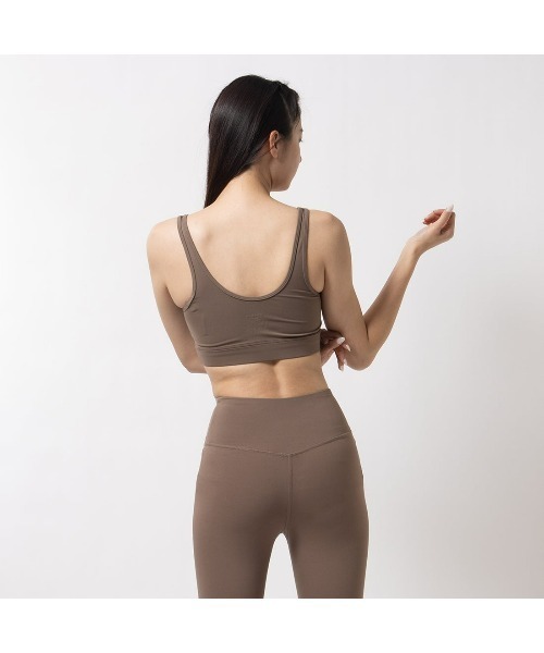 Reebok（リーボック）の「アクティブ コール ドリームブレンド ブラトップ / ACTIV COLL DREAMBLEND BRA（スポーツブラ・レディース・ブラック/オレンジ/ブラウン・SMALL/X-SMALL/XX-LARGE/X-LARGE/LARGE/MEDIUM）」の7枚目の写真