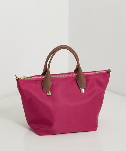 LOWELL things（ロウェル　シングス）の「Sophiny/Wフェイスミニボストンバッグ（ショルダーバッグ・レディース・ベージュ/ブラック/ライトブルー/ピンク・フリー）」の4枚目の写真